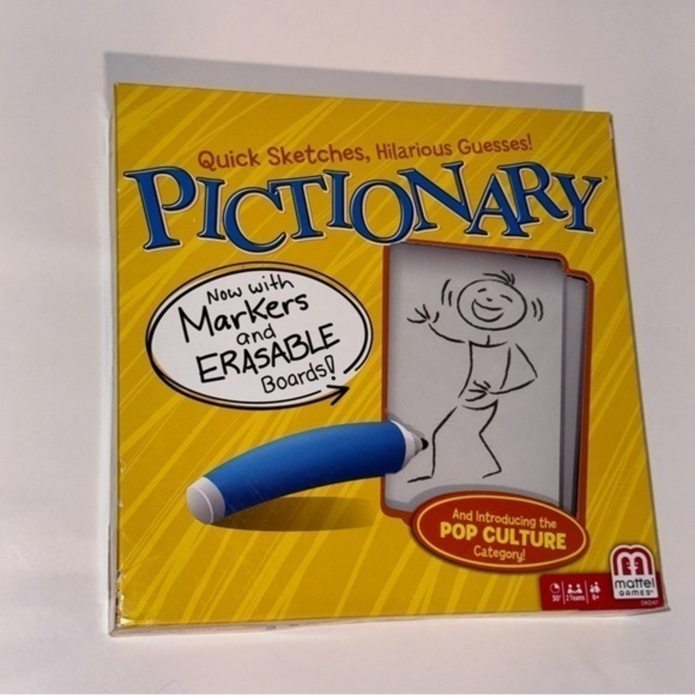 NWOT, Pictionary Board Game, Drawing Game for Kids, Adults and Game‎ Night